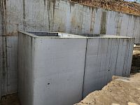 detailní reference, Velkokapacitní, velkoobjemová, nádrž pro technologie ČOV, Golčův Jeníkov, db betonové jímky