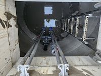detailní reference, betonová čerpací šachta pro odpadní a dešťové vody s odlučovačem ropných látek, kosmonosy, db betonové jímky