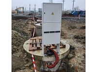 detailní reference, betonová čerpací šachta pro odpadní a dešťové vody s odlučovačem ropných látek, kosmonosy, db betonové jímky