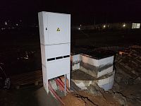 detailní reference, betonová čerpací šachta pro odpadní a dešťové vody s odlučovačem ropných látek, kosmonosy, db betonové jímky