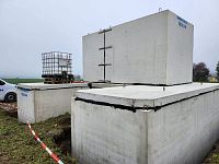 detailní reference, betonový vodojem, vlachovice, db betonové jímky