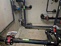 detailní reference, betonový vodojem, pohled zevnitř, vlachovice, db betonové jímky