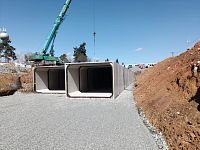 Kostelec nad Černými lesy, nádrže na záchyt hrubých nečistot, odlučovač ropných látek, požární nádrž, nádrž na užitkovou vodu, retenční nádrž, armaturní šachta, jímka na vyvážení, vodoměrná šachta, db betonové jímky